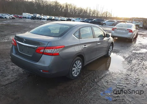 2015 Nissan Sentra S z USA, uszkodzony, nr VIN 3N1AB7AP9FY285026